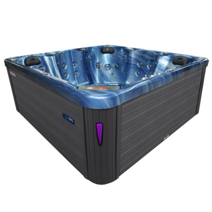 JACUZZI OGRODOWE WANNA SPA750 NIEBIESKA FALA OBUDOWA KAWA 200x200